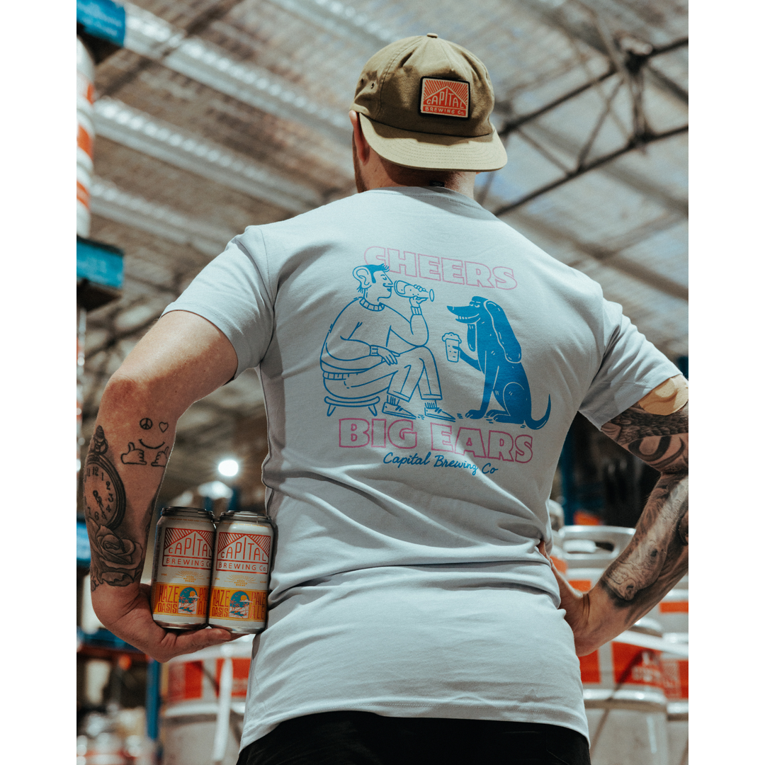 Cheers Big Ears Tee - Powder