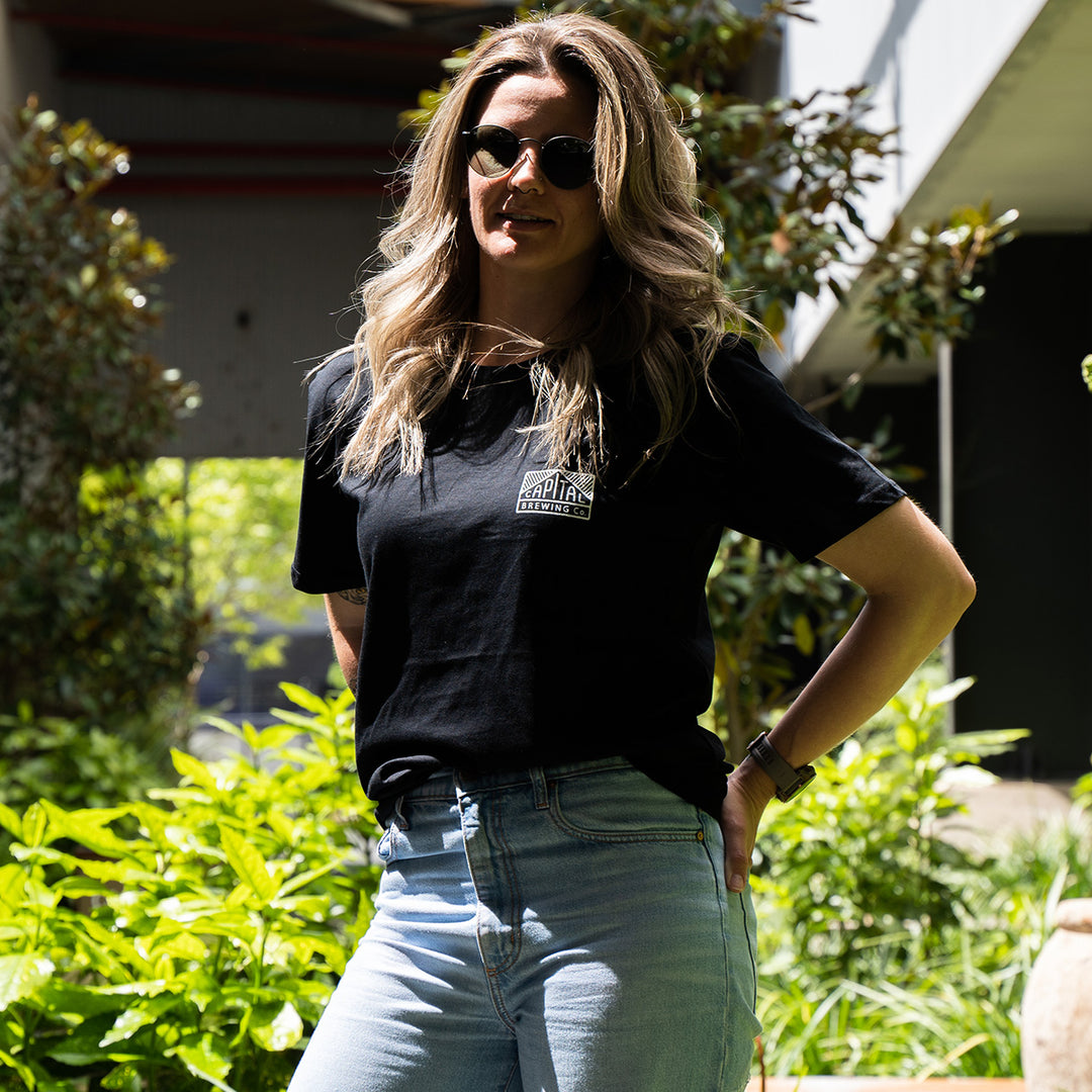 CBR In A Glass Tee Black