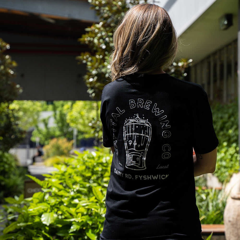 CBR In A Glass Tee Black