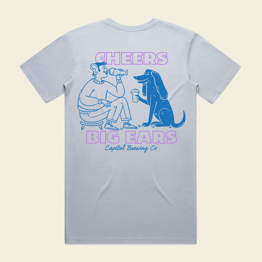 Cheers Big Ears Tee - Powder