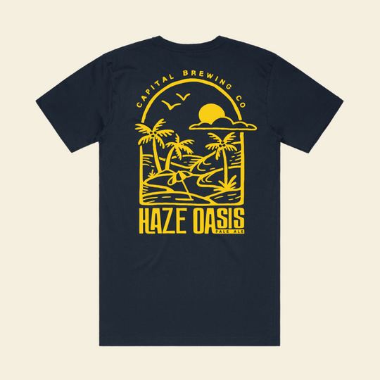 Haze Oasis Navy Tee