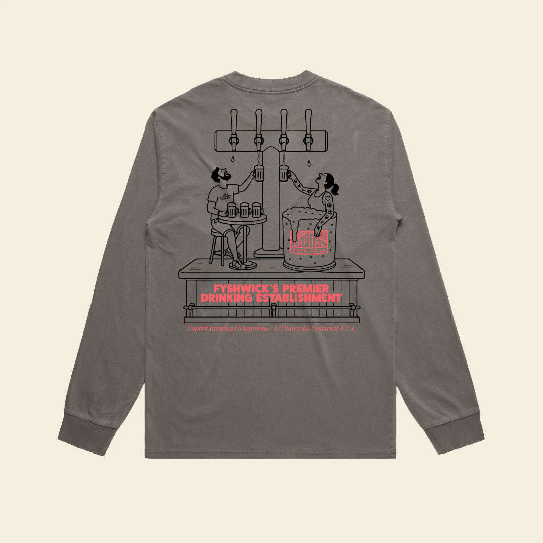 Faded Grey Long Sleeve