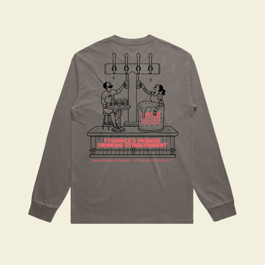 Faded Grey Long Sleeve