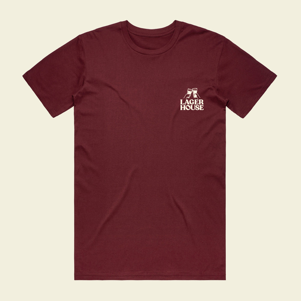 House of Good Times Tee - Maroon