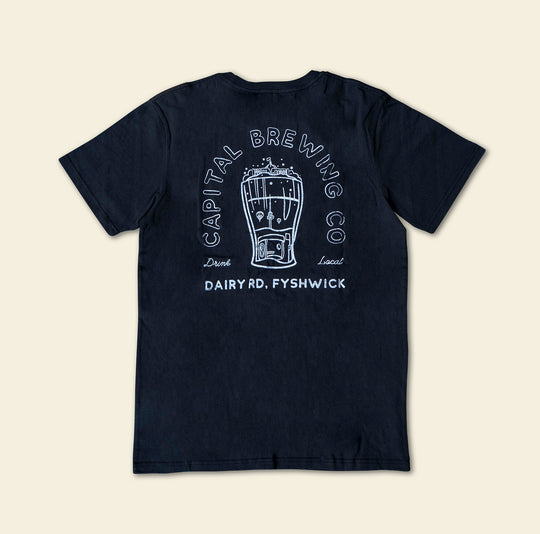 CBR In A Glass Tee Black