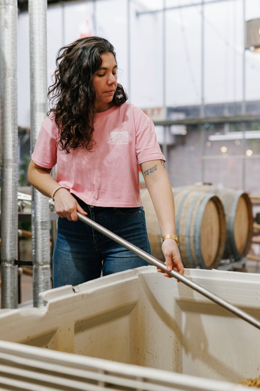 Brewing Process Women's Crop Tee