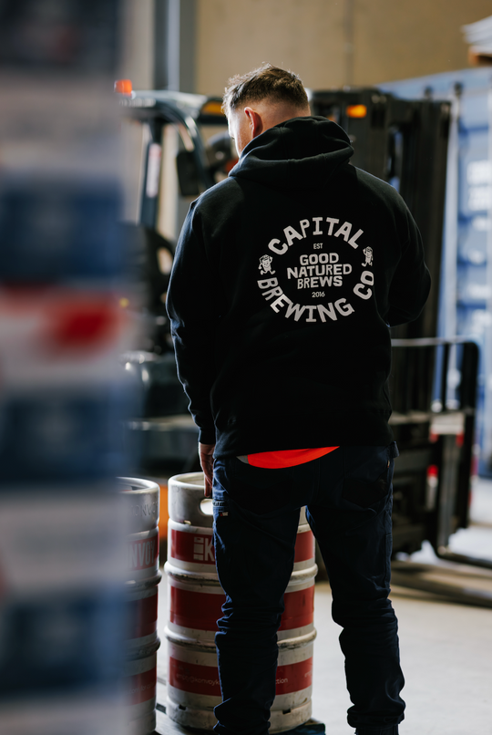 Capital Back Print Hoodie