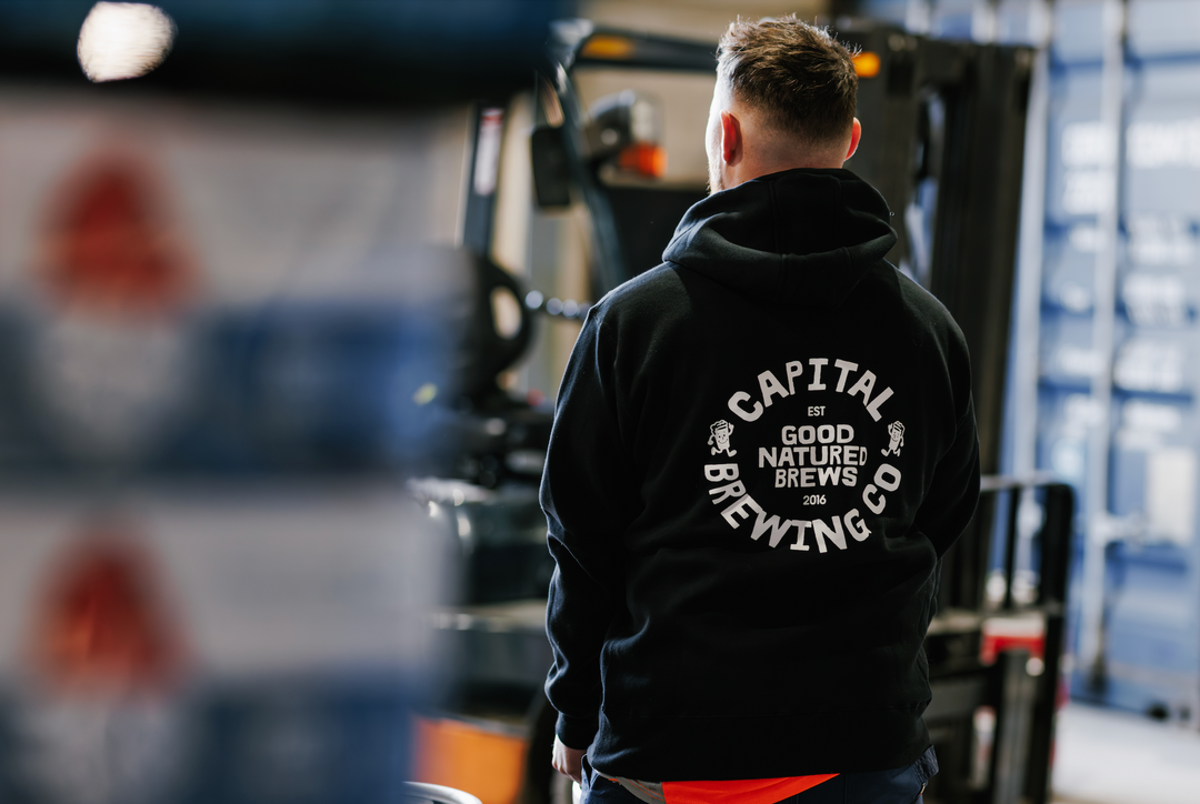Capital Back Print Hoodie