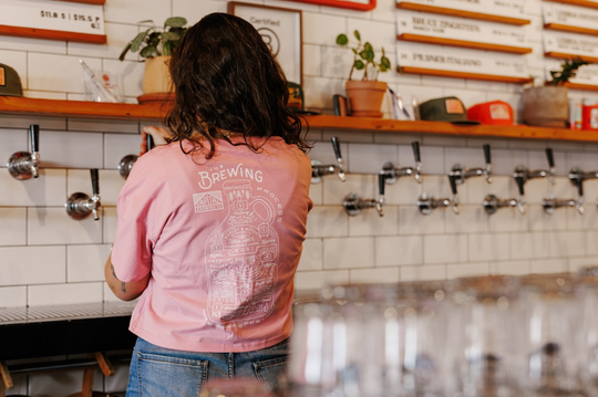 Brewing Process Women's Crop Tee